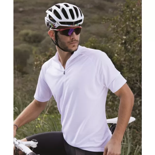  Pánský cyklo dres JAMES NICHOLSON JN512 WHITE 