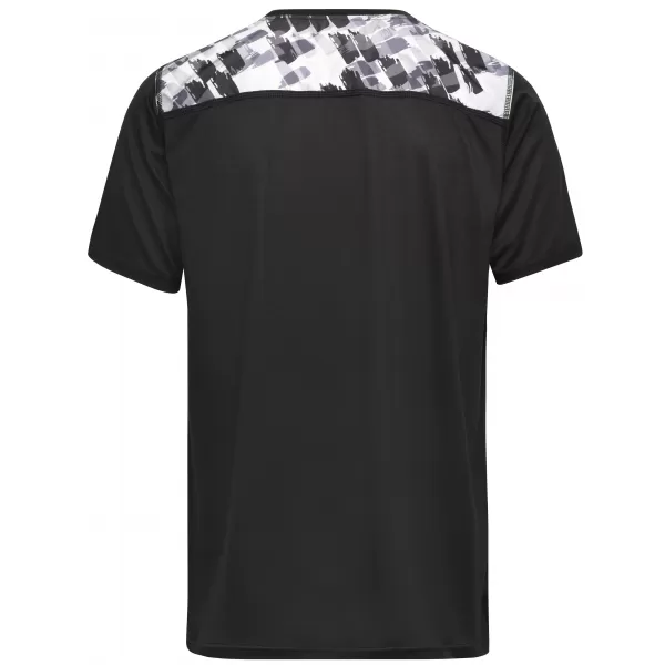  Pánské funkční triko JAMES NICHOLSON JN524 BLACK/BLACK PRINTED 