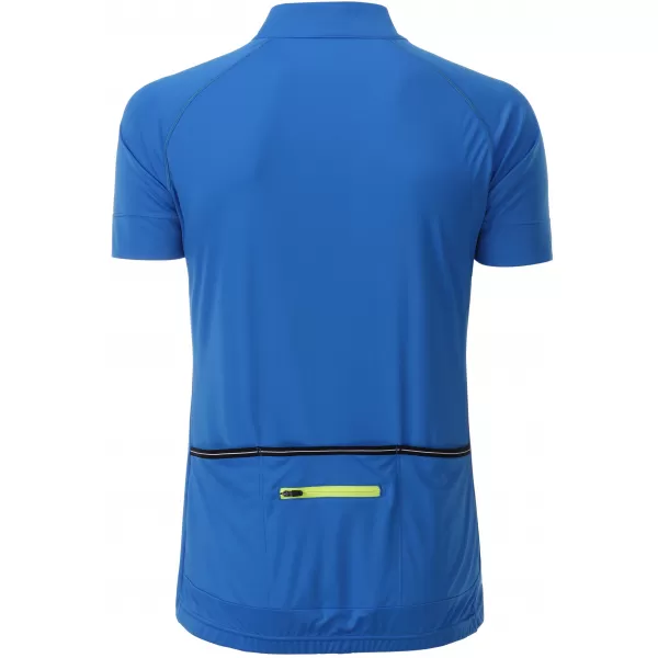  Pánský cyklo dres JAMES NICHOLSON JN514 BRIGHT BLUE/BRIGHT YELLOW 