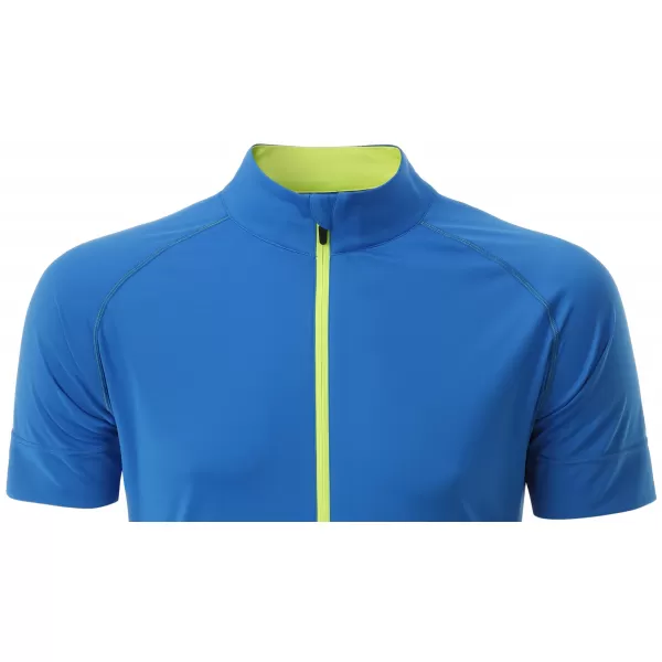  Pánský cyklo dres JAMES NICHOLSON JN516 BRIGHT BLUE/BRIGHT YELLOW 