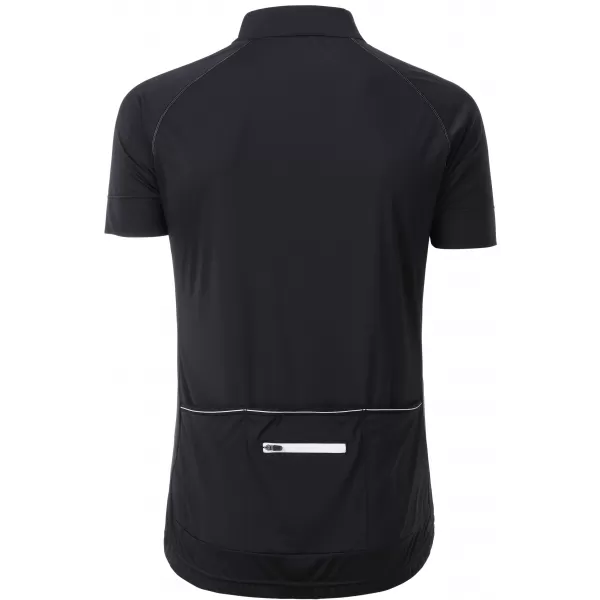  Pánský cyklo dres JAMES NICHOLSON JN514 BLACK/WHITE 