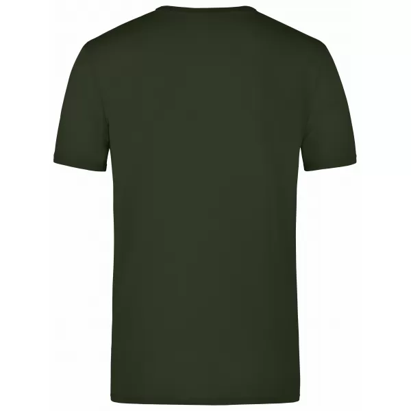  Pánské triko JAMES NICHOLSON JN055 OLIVE 