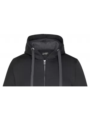 Dámská mikina JAMES NICHOLSON JN594 BLACK/CARBON