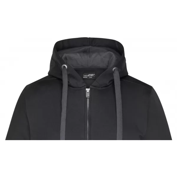  Dámská mikina JAMES NICHOLSON JN594 BLACK/CARBON 
