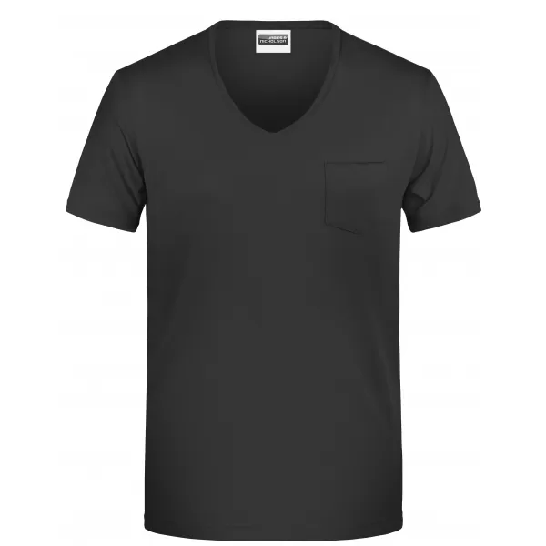  Pánské triko JAMES NICHOLSON 8004 BLACK 