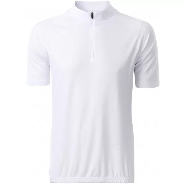  Pánský cyklo dres JAMES NICHOLSON JN512 WHITE 