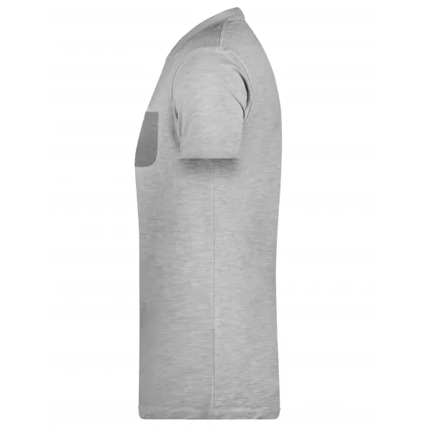  Pánské triko JAMES NICHOLSON 8016 LIGHT GREY 