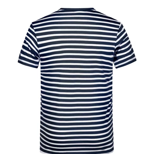  Pánské triko JAMES NICHOLSON 8028 NAVY/WHITE 