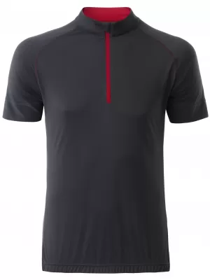 Pánský cyklo dres JAMES NICHOLSON JN514 TITAN/TOMATO