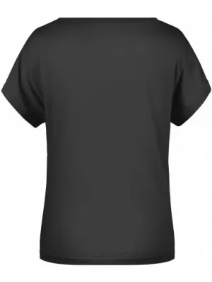 Dámské triko JAMES NICHOLSON 8005 BLACK