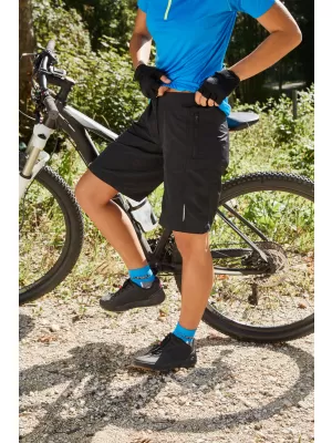Dámské cyklo šortky JAMES NICHOLSON JN460 BLACK