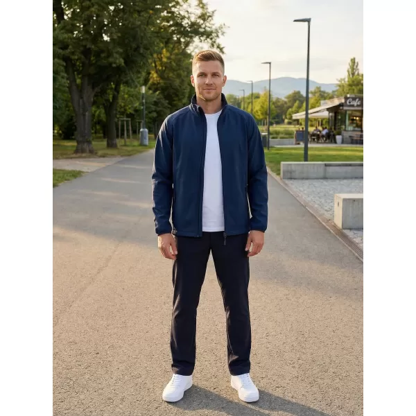  Pánská softshellová bunda JAMES NICHOLSON JN1130 NAVY/NAVY 