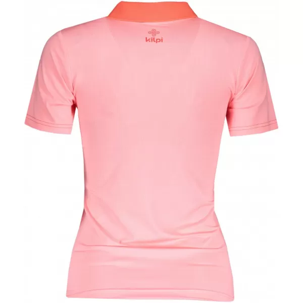  Dámské funkční triko KILPI COLLAR-W PL0113KI SVĚTLE RŮŽOVÁ 