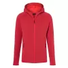 Pánská stretchfleece mikina JAMES NICHOLSON JN786 RED/CARBON