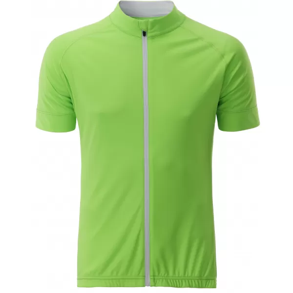  Pánský cyklo dres JAMES NICHOLSON JN516 BRIGHT GREEN/WHITE 