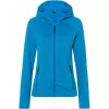 Dámská stretchfleece mikina JAMES NICHOLSON JN785 BRIGHT BLUE/NAVY