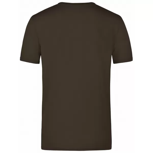  Pánské triko JAMES NICHOLSON JN055 BROWN 