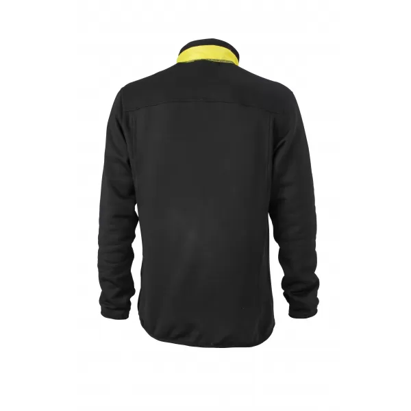 Pánská bunda JAMES NICHOLSON JN593 BLACK/YELLOW/BLACK 