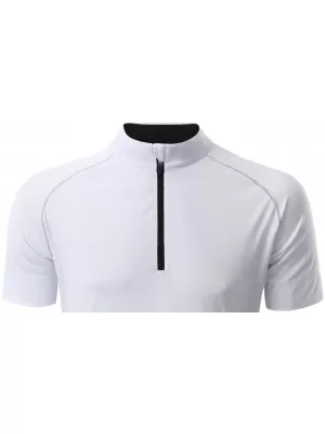 Pánský cyklo dres JAMES NICHOLSON JN514 WHITE/BLACK