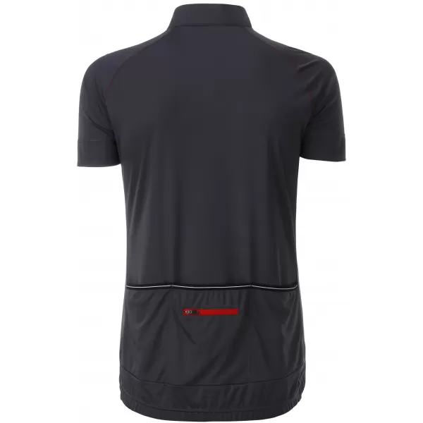  Pánský cyklo dres JAMES NICHOLSON JN514 TITAN/TOMATO 