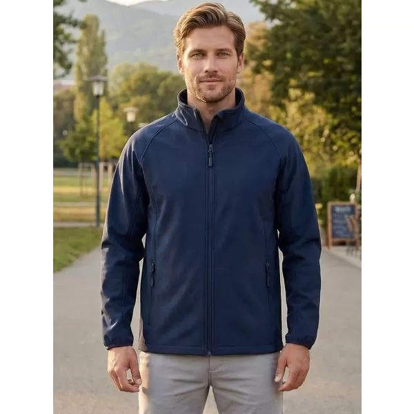  Pánská softshellová bunda JAMES NICHOLSON JN1130 NAVY/NAVY 