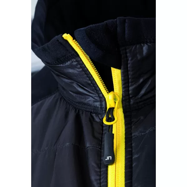  Pánská bunda JAMES NICHOLSON JN593 BLACK/BLACK/YELLOW 