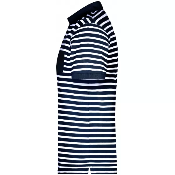  Pánské triko s límečkem JAMES NICHOLSON 8030 NAVY/WHITE 