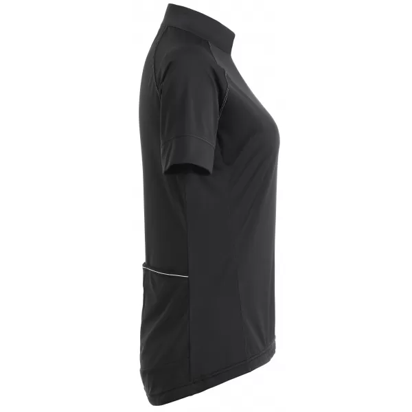  Dámský cyklo dres JAMES NICHOLSON JN515 BLACK/WHITE 