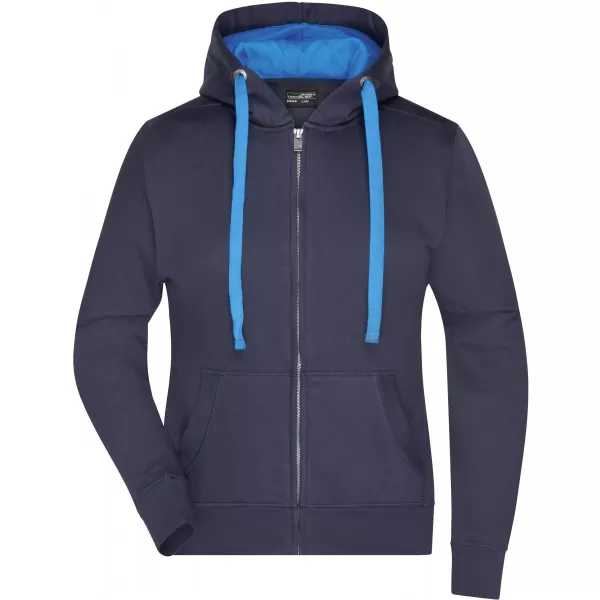  Dámská mikina JAMES NICHOLSON JN594 NAVY/COBALT 