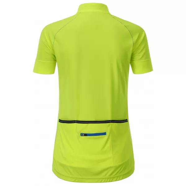 Dámský cyklo dres JAMES NICHOLSON JN515 BRIGHT YELLOW/BRIGHT BLUE 