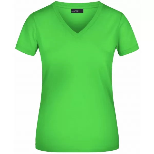  Dámské triko JAMES NICHOLSON JN004 LIME GREEN 