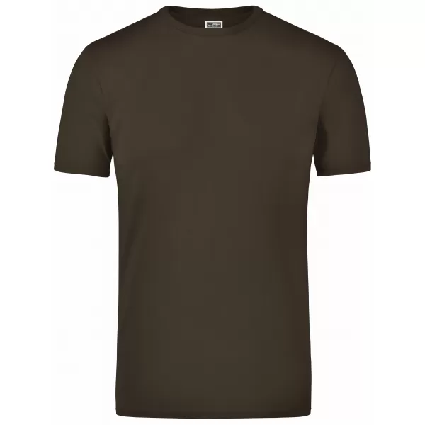  Pánské triko JAMES NICHOLSON JN055 BROWN 