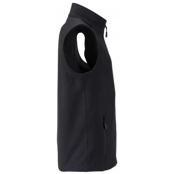  Pánská softshellová vesta JAMES NICHOLSON JN1128 BLACK/BLACK 