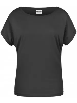 Dámské triko JAMES NICHOLSON 8005 BLACK