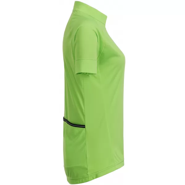  Dámský cyklo dres JAMES NICHOLSON JN515 BRIGHT GREEN/WHITE 
