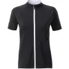 Dámský cyklo dres JAMES NICHOLSON JN515 BLACK/WHITE