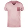 Pánské triko JAMES NICHOLSON 8016 SOFT PINK