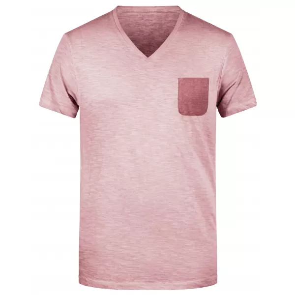  Pánské triko JAMES NICHOLSON 8016 SOFT PINK 