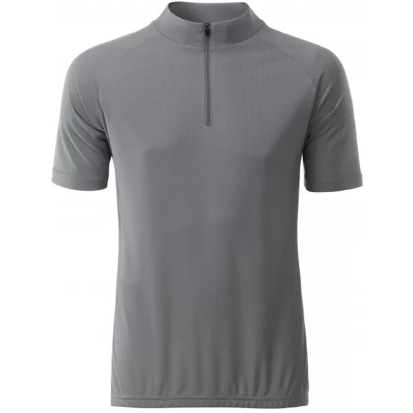  Pánský cyklo dres JAMES NICHOLSON JN512 SILVER 