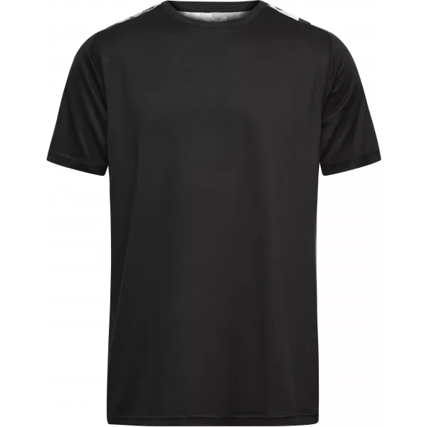  Pánské funkční triko JAMES NICHOLSON JN524 BLACK/BLACK PRINTED 