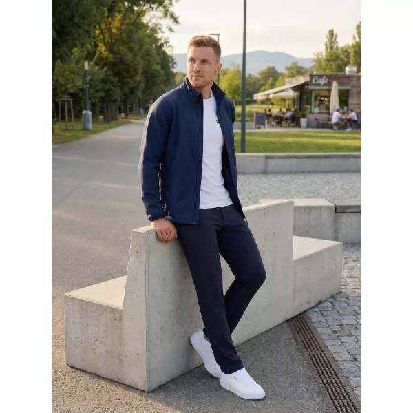  Pánská softshellová bunda JAMES NICHOLSON JN1130 NAVY/NAVY 