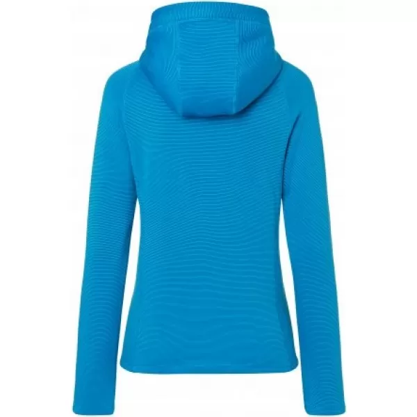  Dámská stretchfleece mikina JAMES NICHOLSON JN785 BRIGHT BLUE/NAVY 