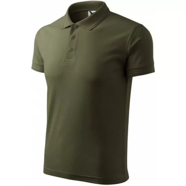  Pánské triko s límečkem MALFINI PIQUE POLO 203 MILITARY 