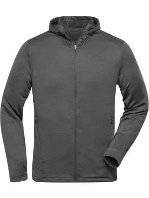 Pánská sportovní mikina JAMES NICHOLSON JN532 DARK MELANGE