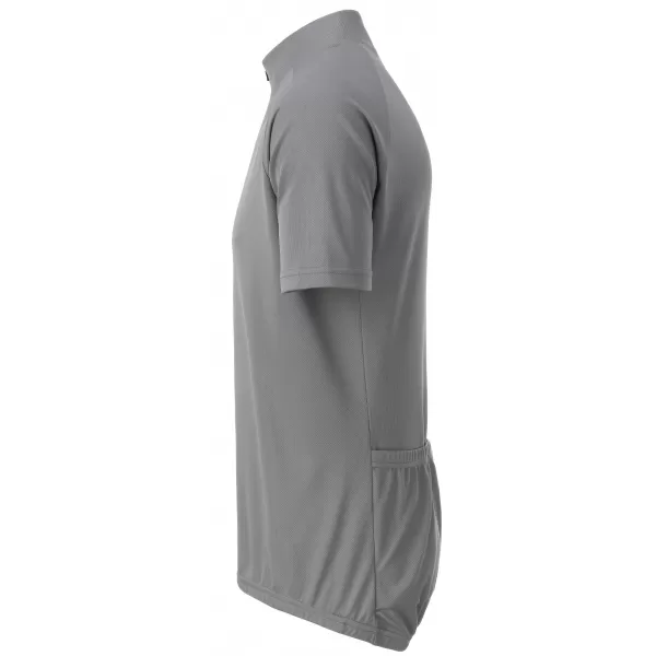  Pánský cyklo dres JAMES NICHOLSON JN512 SILVER 