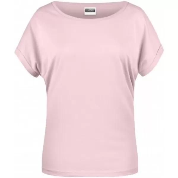  Dámské triko JAMES NICHOLSON 8005 SOFT PINK 