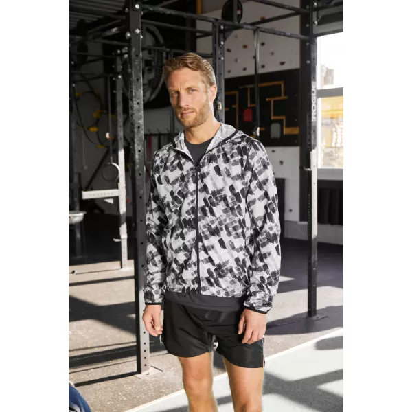  Pánská sportovní bunda JAMES NICHOLSON JN534 BLACK PRINTED 
