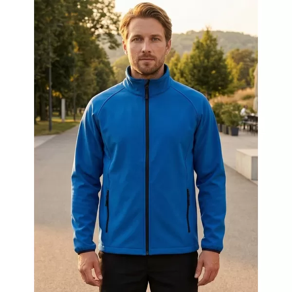 Pánská softshellová bunda JAMES NICHOLSON JN1130 NAUTIC BLUE/NAVY 