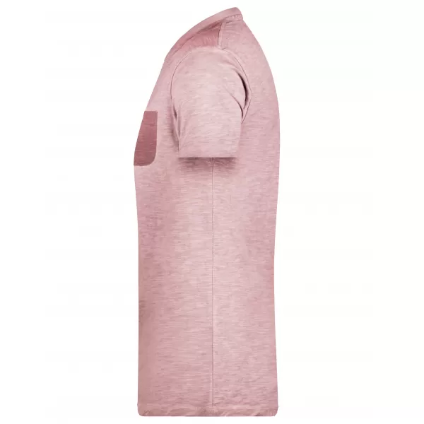 Pánské triko JAMES NICHOLSON 8016 SOFT PINK 