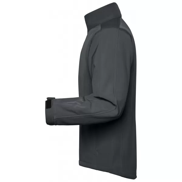  Pánská softshellová bunda JAMES NICHOLSON JN135 CARBON 
